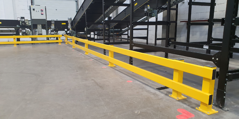 warehouse bollards barriers