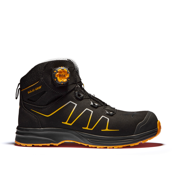 Solid Gear Reckon boots with durable microfiber upper and TPU reinforcements"