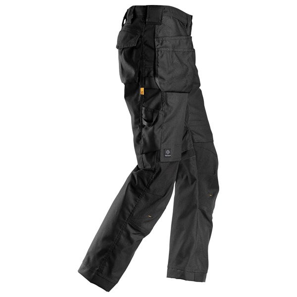 "Heavy-duty trousers with holster pockets and tool holder"