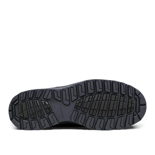 Comfortable midcut safety boots with LWG leather upper and soft nail protection.