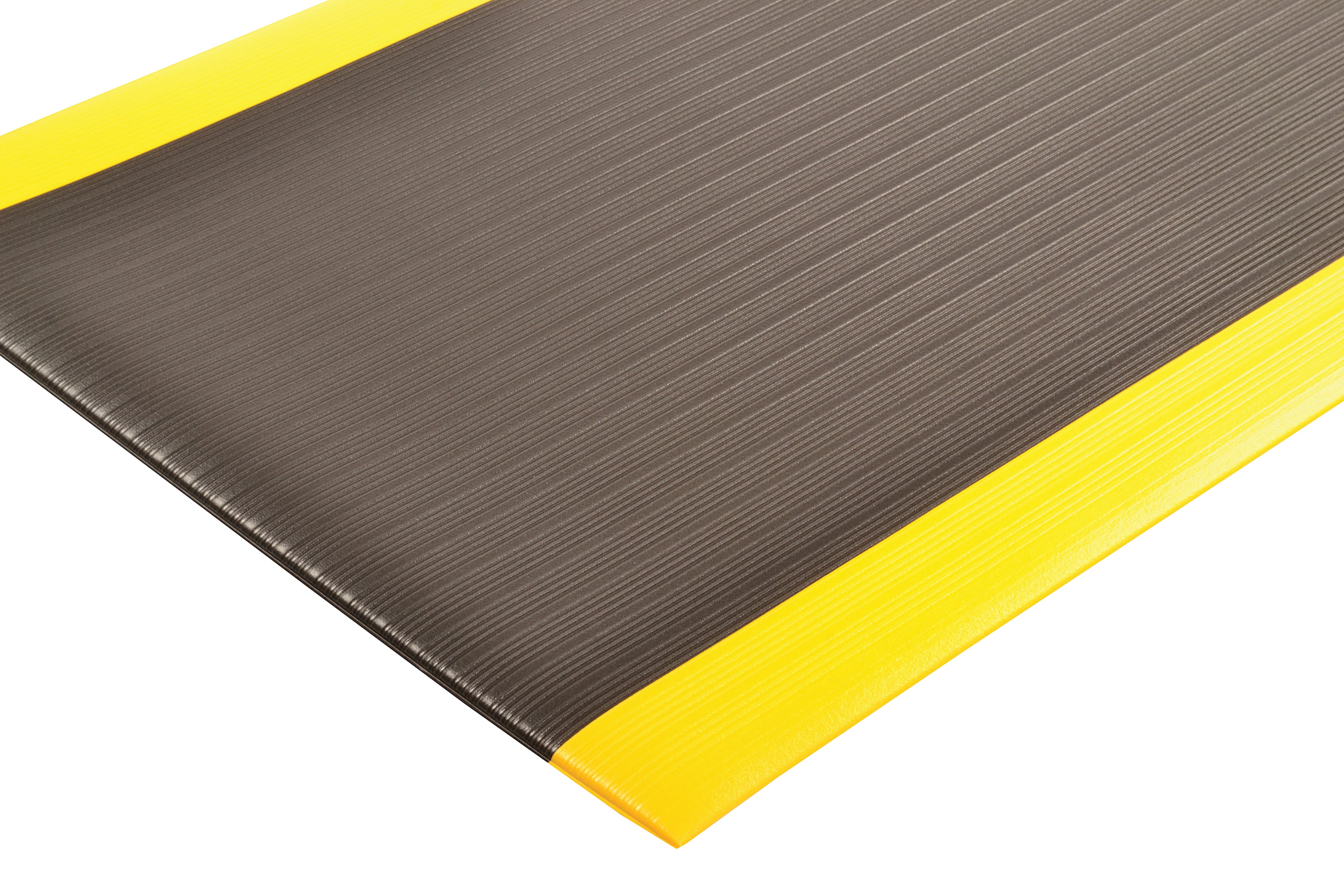 Airug Anti-Fatigue Mat Black/Yellow