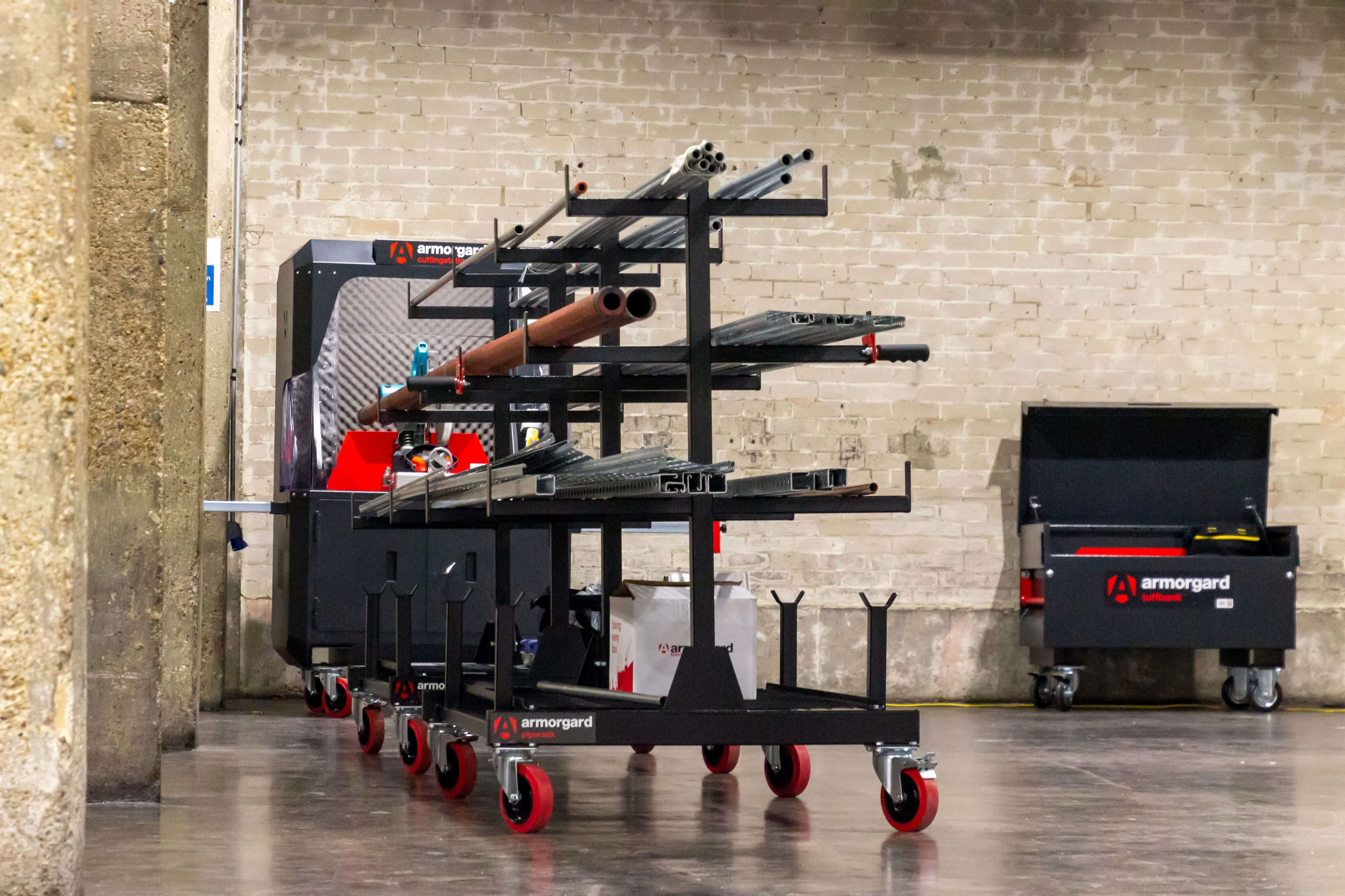 Armorgard Pipe Rack PR1 Linked Storage