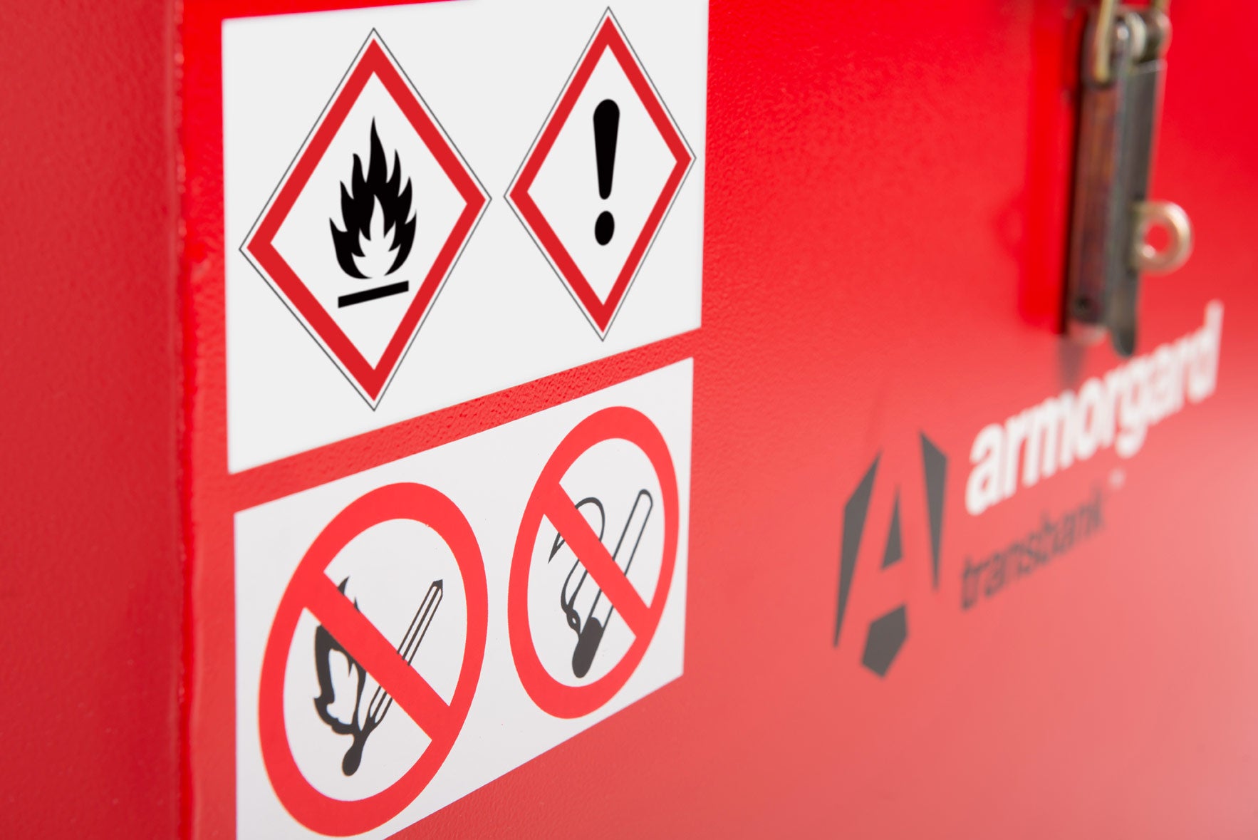 Armorgard Trans Bank Hazard Signs