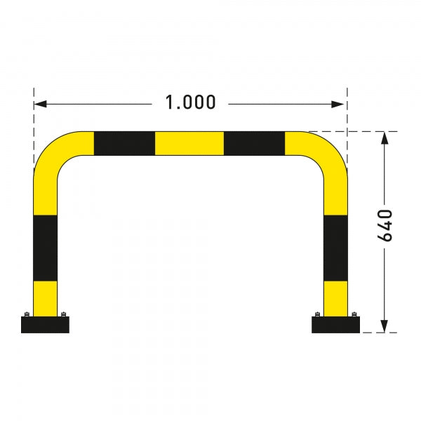 Flex guard 640x1000mm barrier