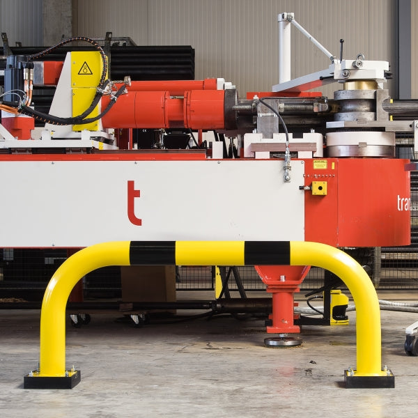 Black Bull Flex Protection Guard in front of machinery