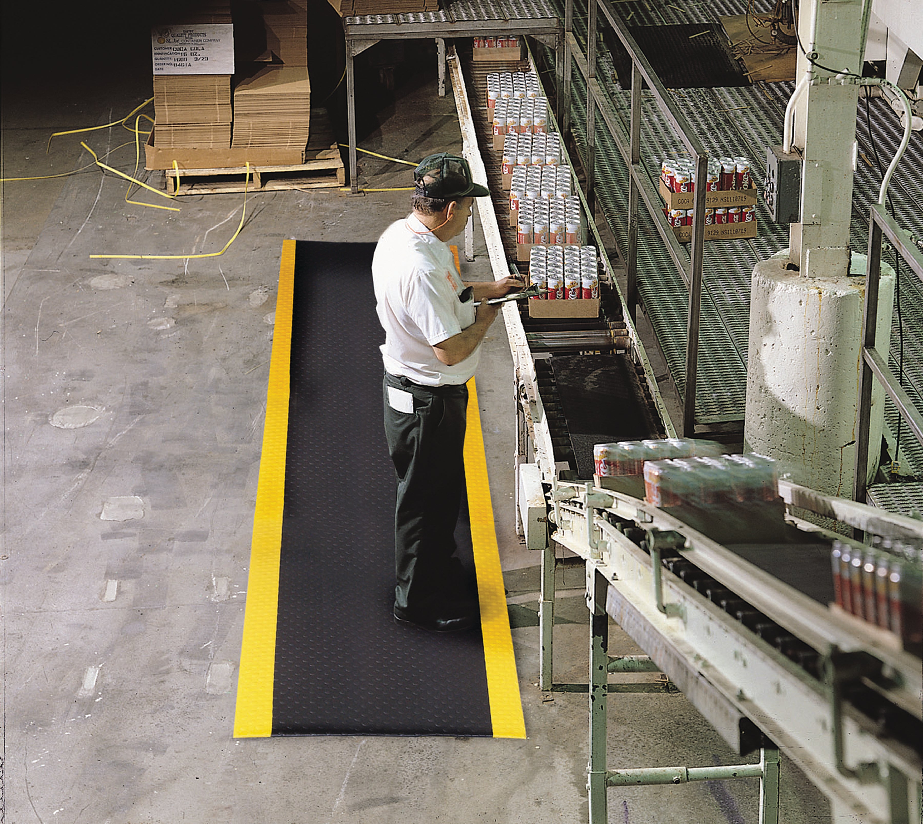 Bubble Sof-Tred™ Anti-Fatigue Mat In Use