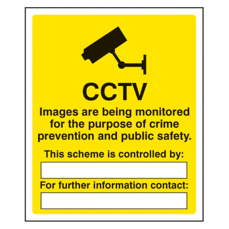 CCTV Security Sign