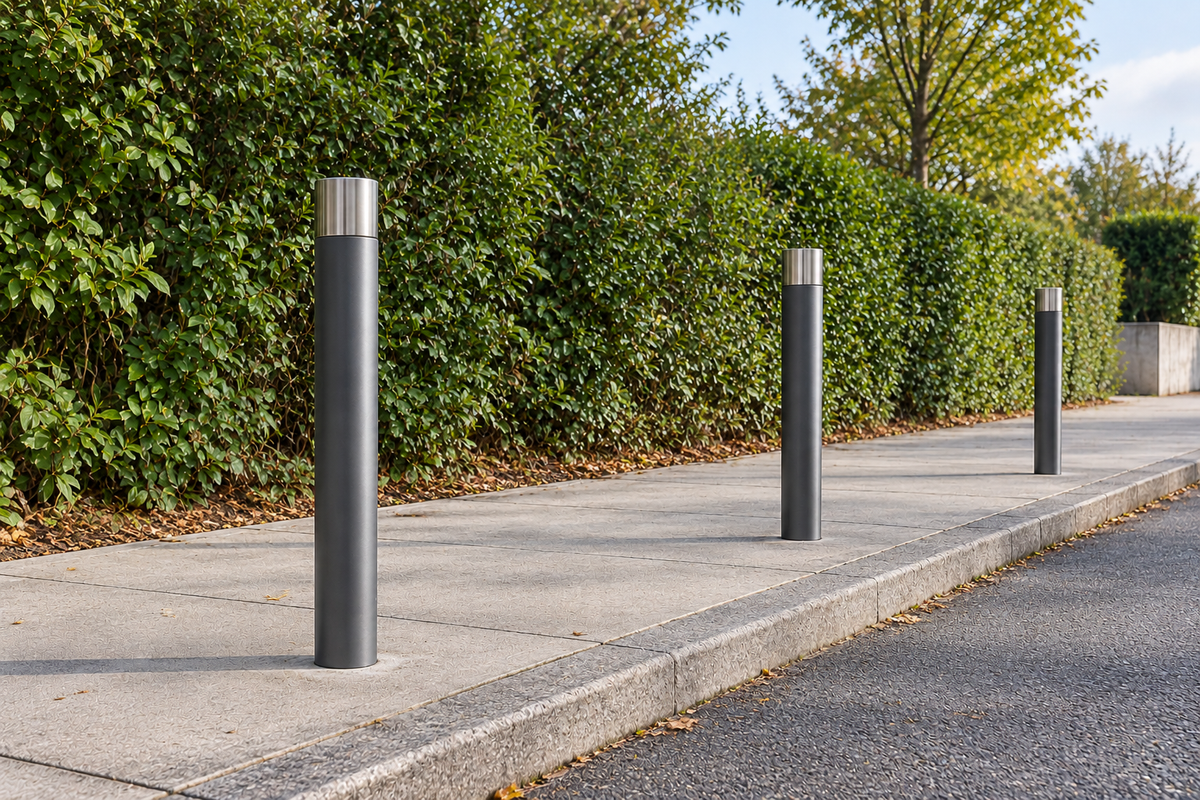 Halo Stainless Steel Bollard – 114mm – Fixed or Removable