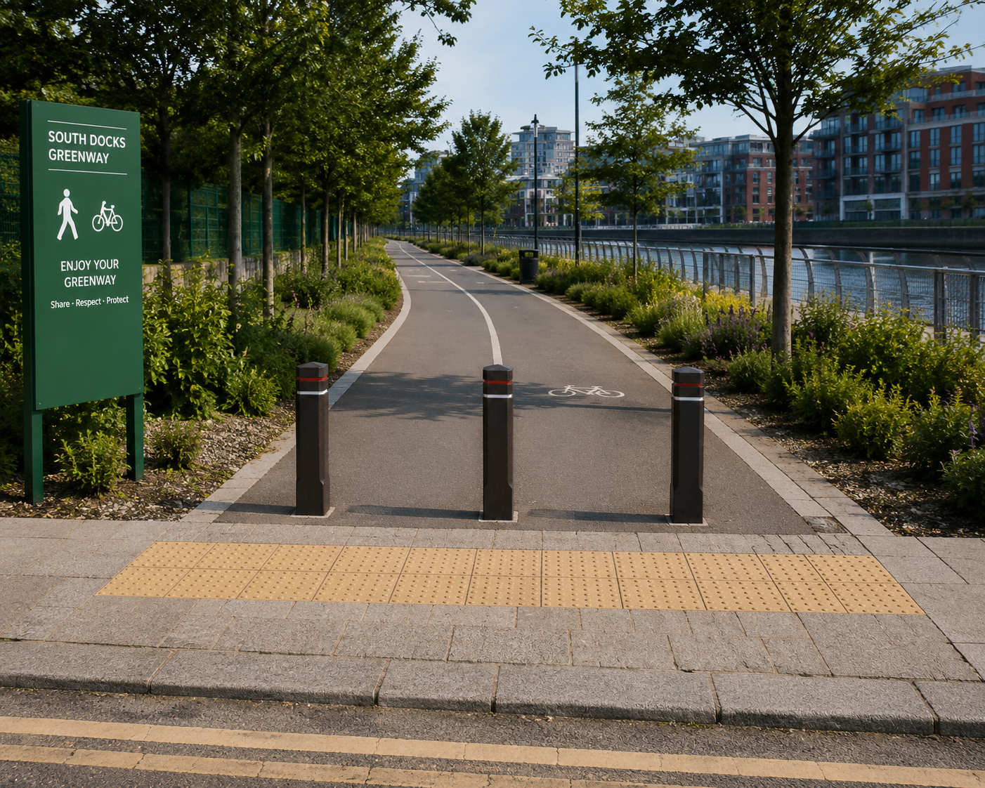 Benito Greenway Bollard