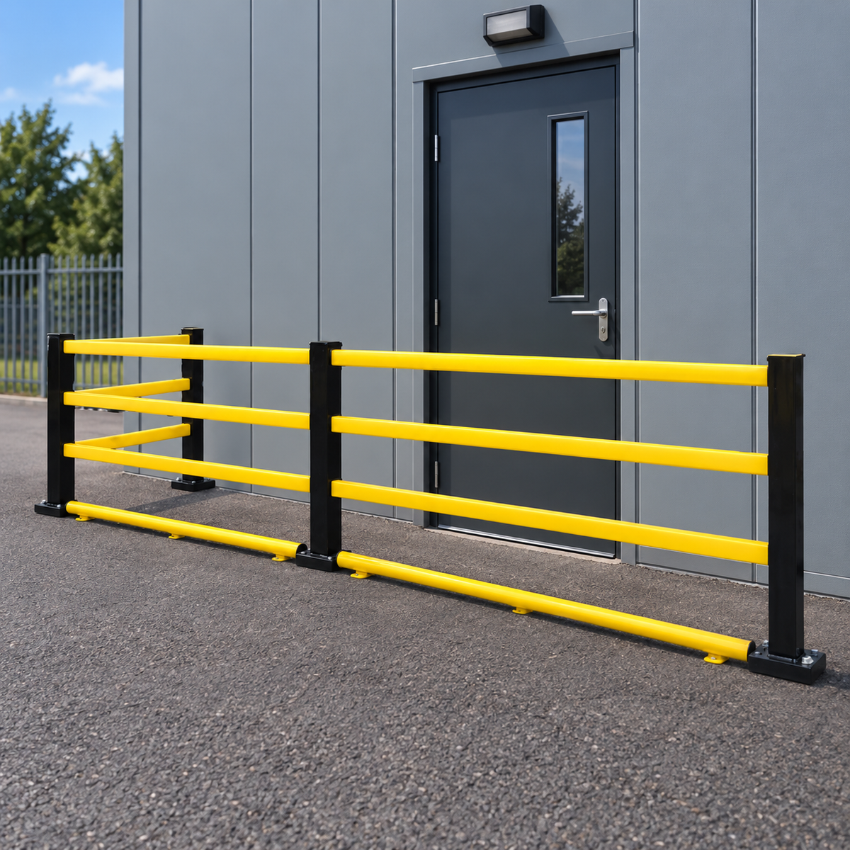 Black Bull Hybrid Flexible Railing System - OUTDOOR