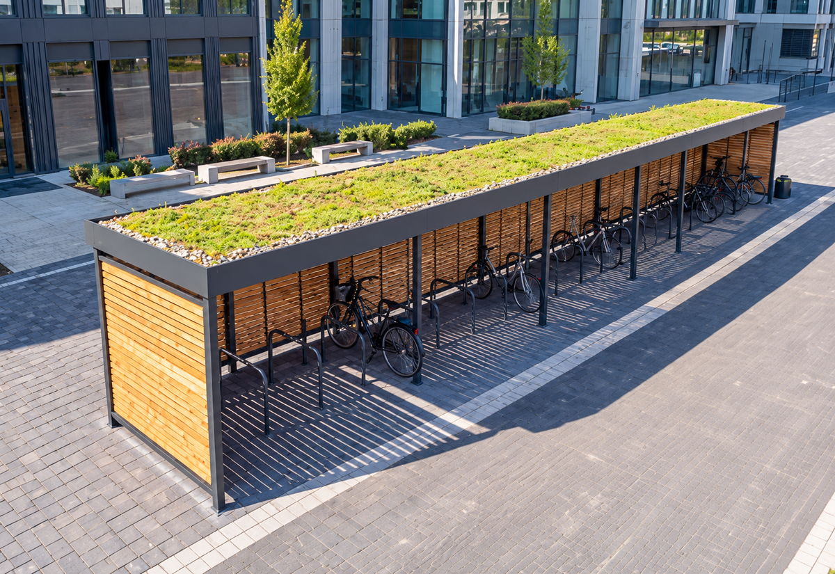Pittman Oslo Cycle Shelter