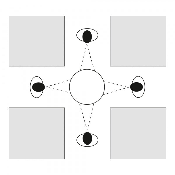 Hanging instructions for dome mirror