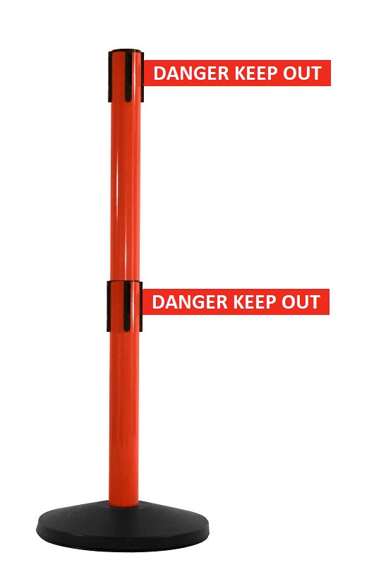 SafetyMaster Twin Retractable Belt Barrier