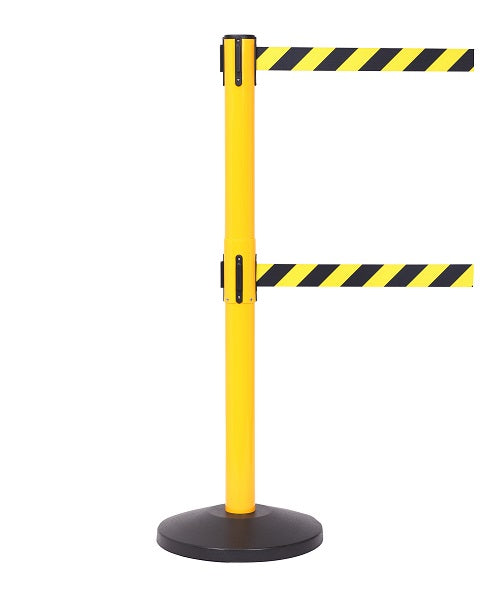 SafetyMaster Twin Retractable Belt Barrier