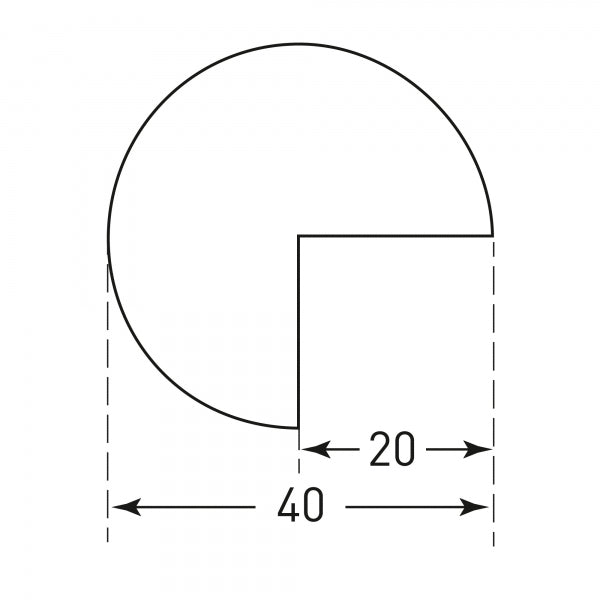 Semi-Circular Impact Protection Foam