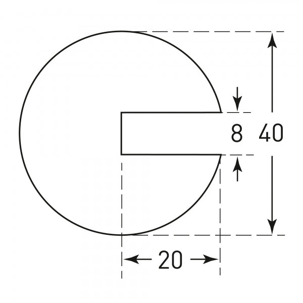 Semi-Circular Push-Fit Protection Foam