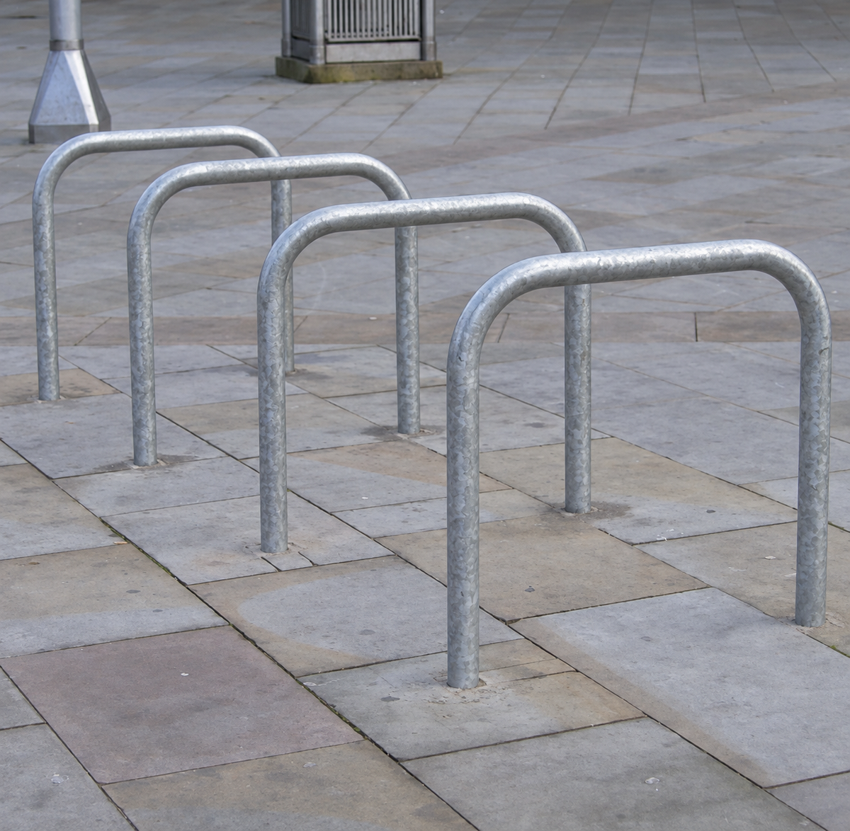 Sheffield Cycle Stand - Galvanised - Sub-Surface Mount