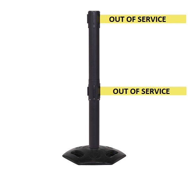 WeatherMaster Twin Retractable Belt Barrier