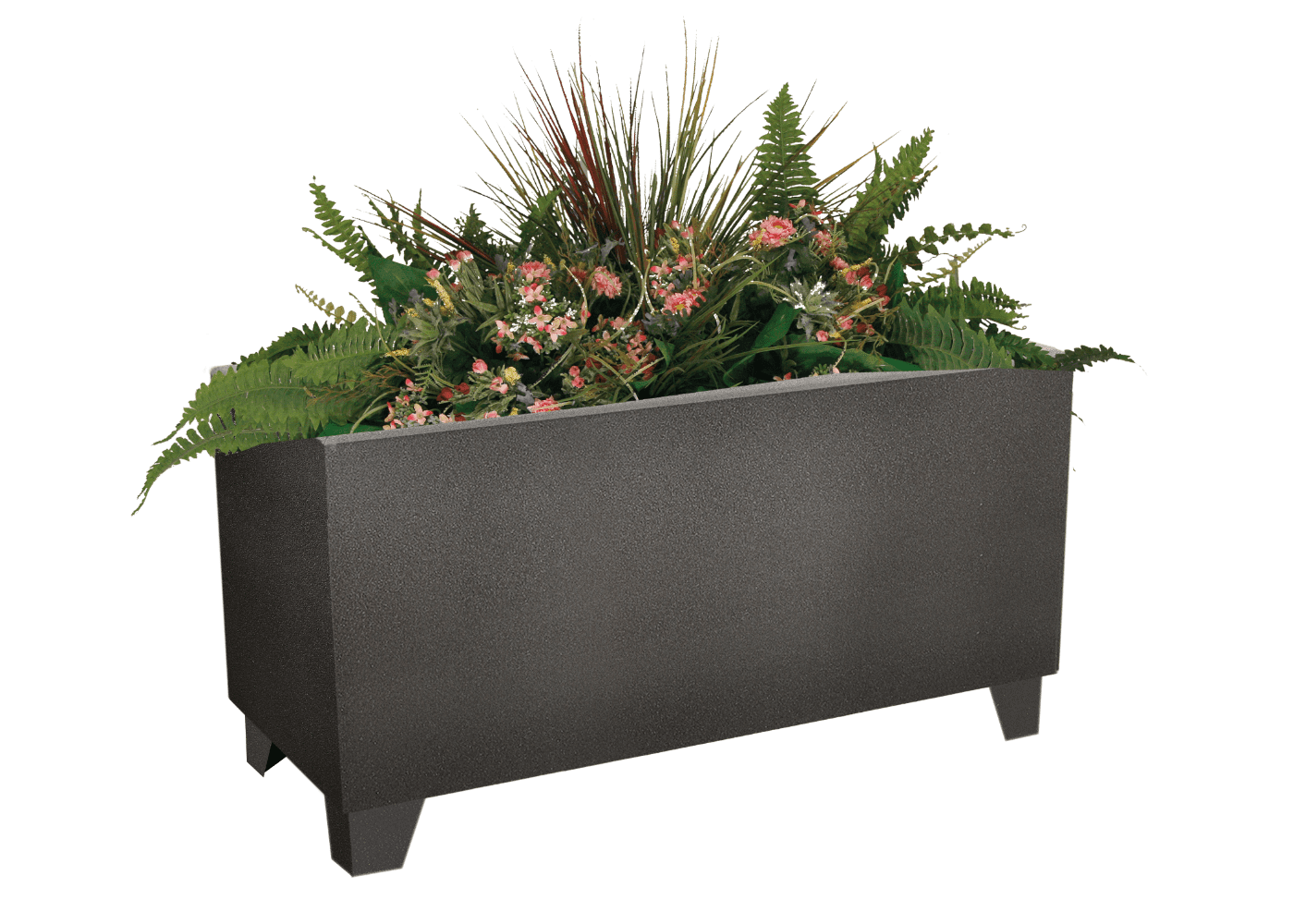 Benito Steel Rectangular Planter