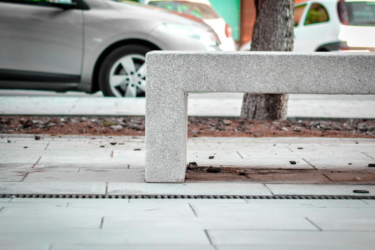 concrete benches