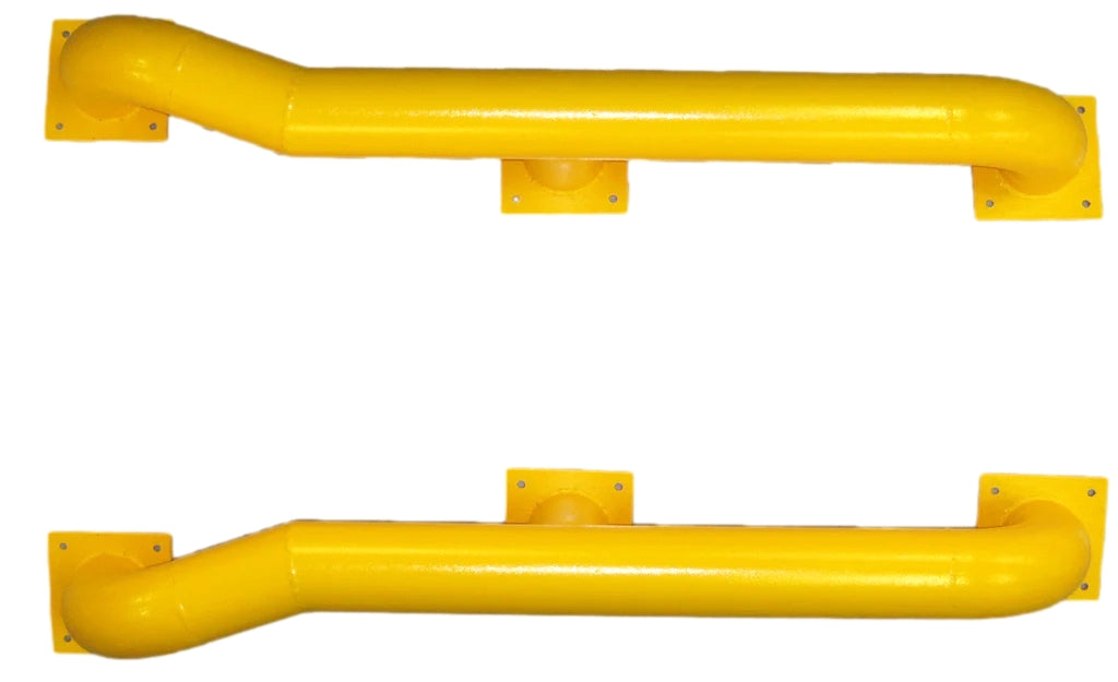 Cranked Wheel Guides Pair