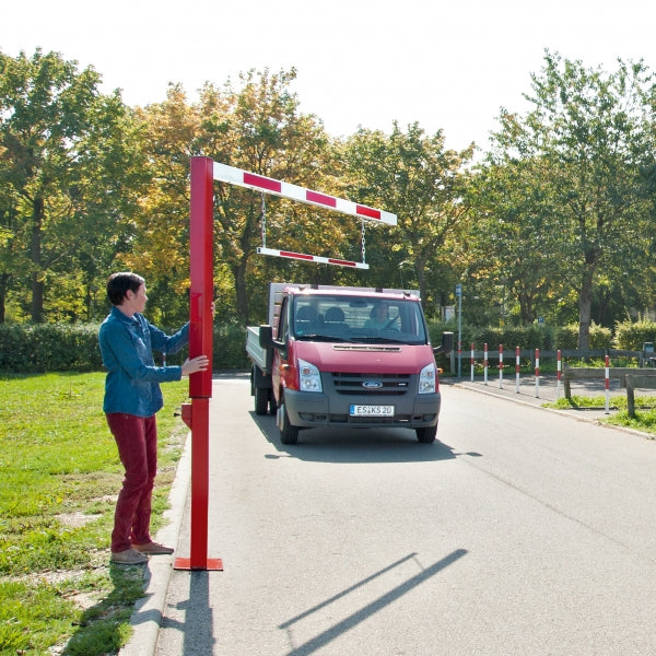 Compact Vehicle Height Restrictor - Pivot Style