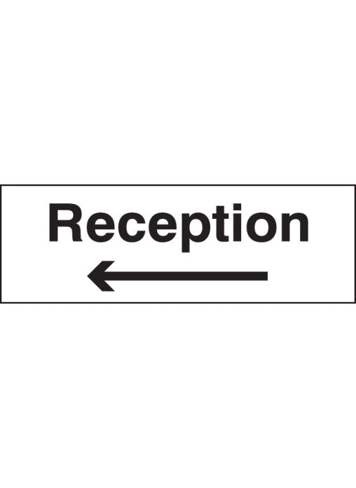 Reception Arrow Left Sign