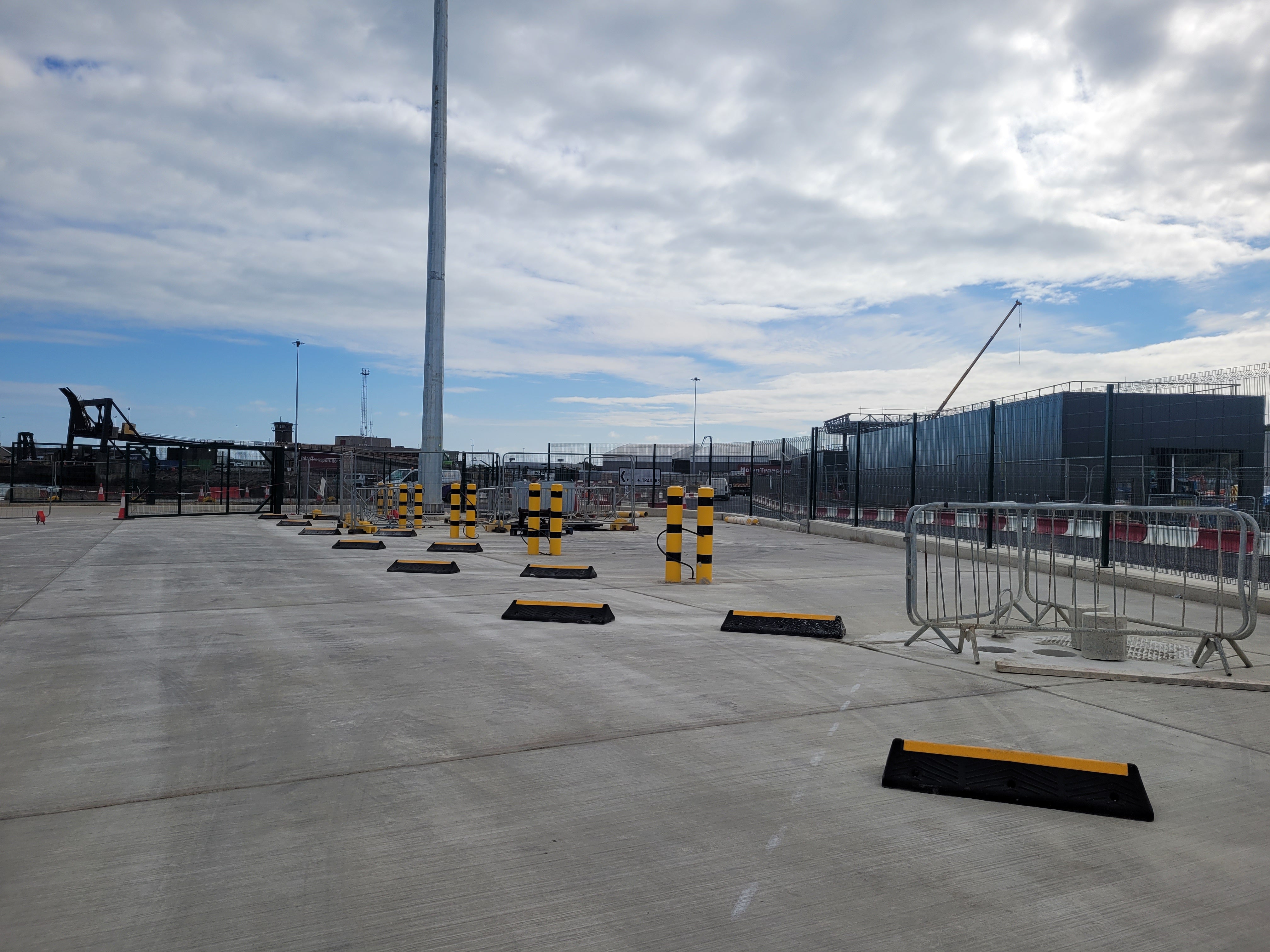 rosslare harbour loading bay revamp