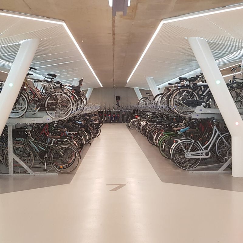 two tier bicycle racks