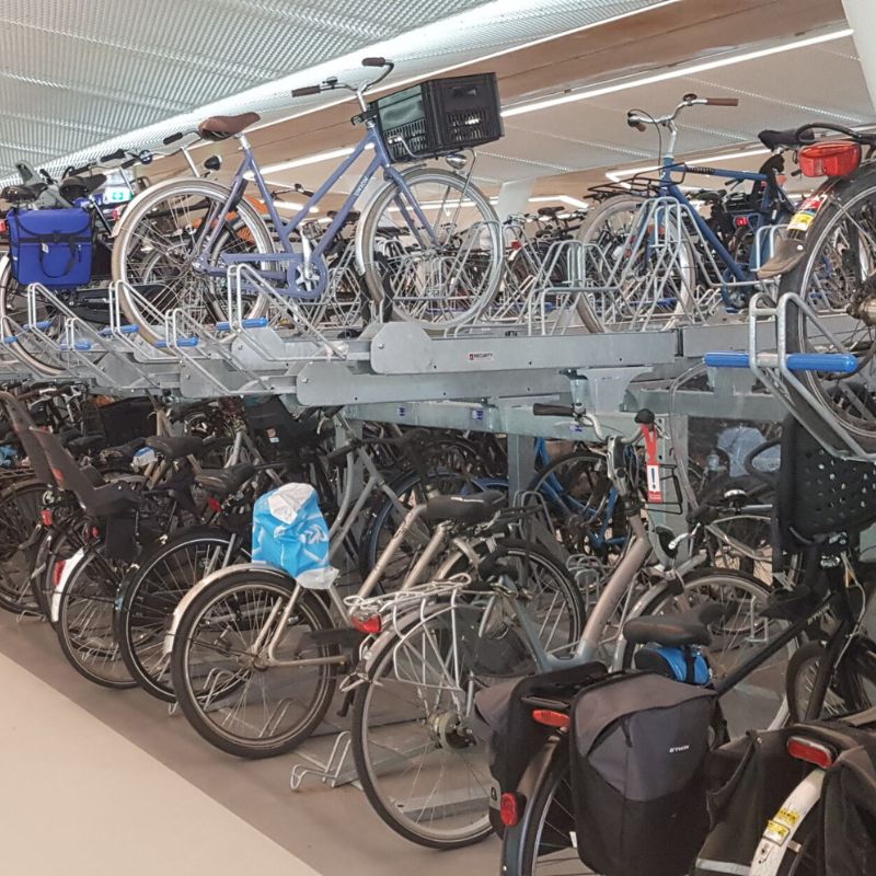 two tier bike storage racks