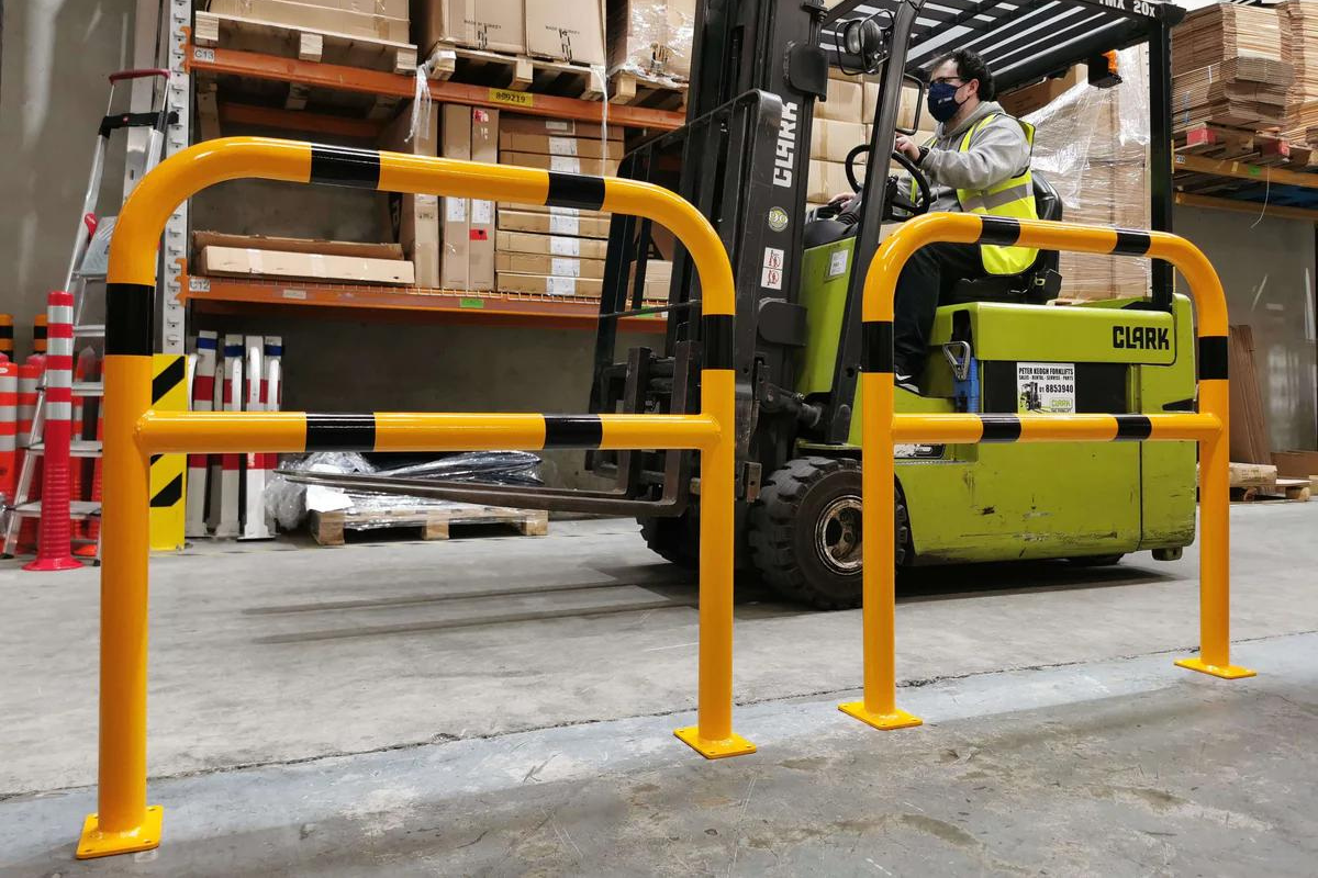 warehouse safety barriers