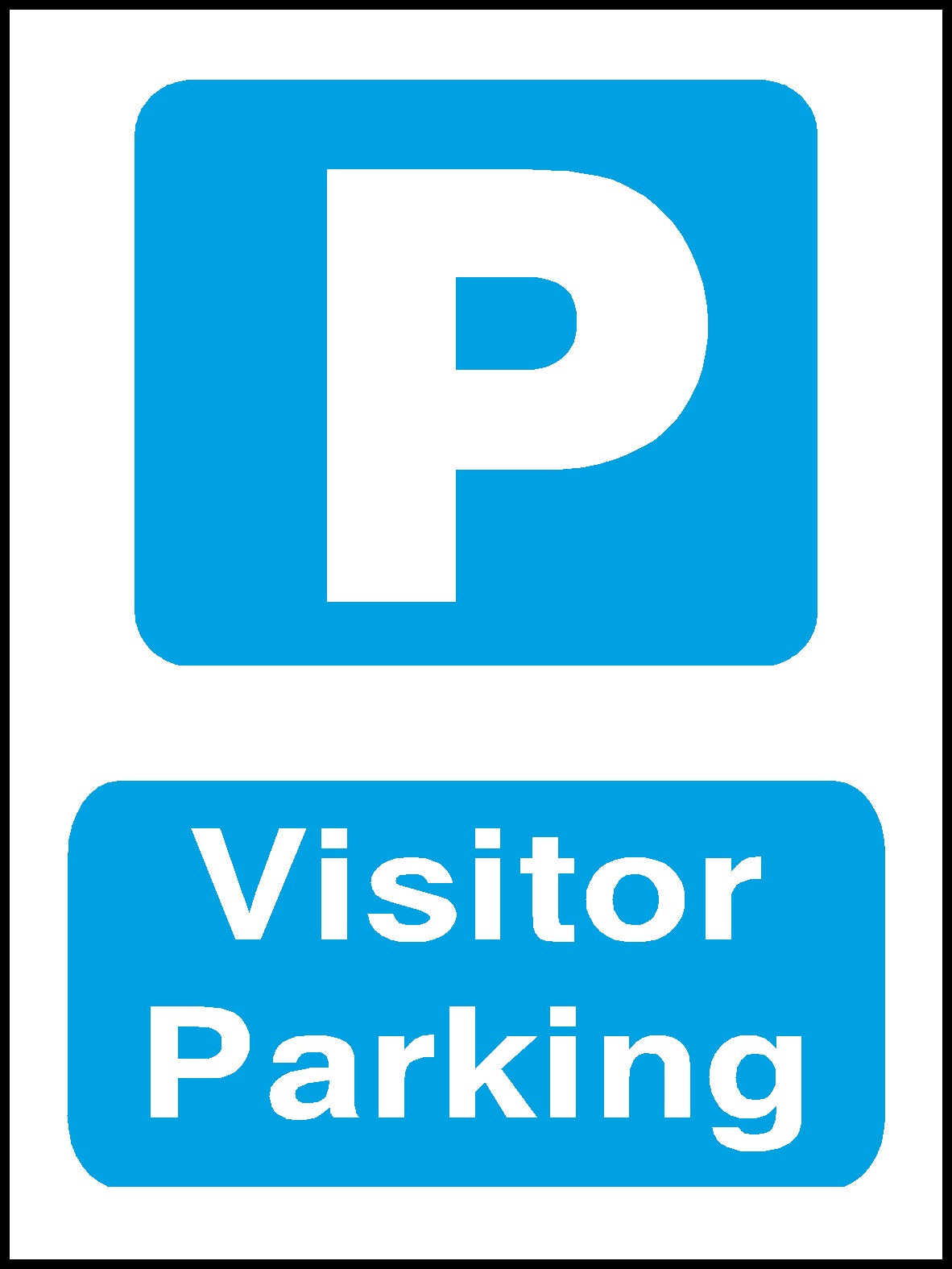 Visitor Parking Safety Sign