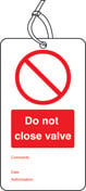 Prohibition Safety Tags