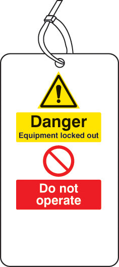 Prohibition Safety Tags