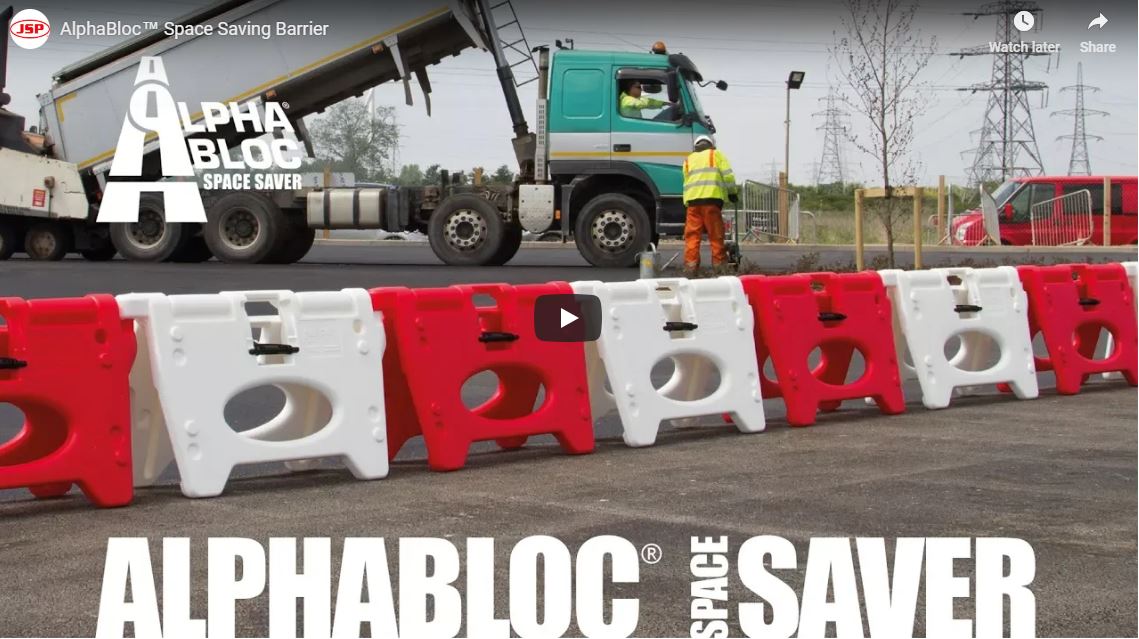 JSP Alphabloc® Water Filled Barrier
