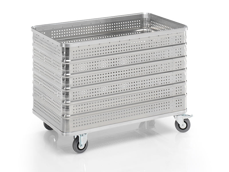 Aluminium Transport Trolley - Plain Walls