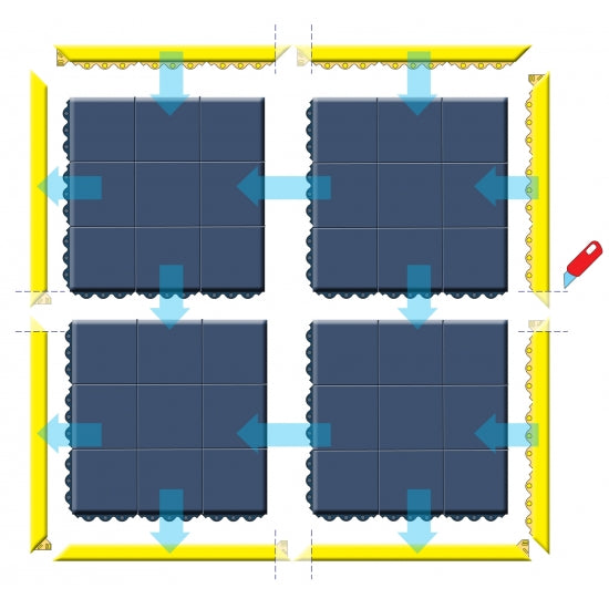 Cushion Ease Solid™ ESD Tile