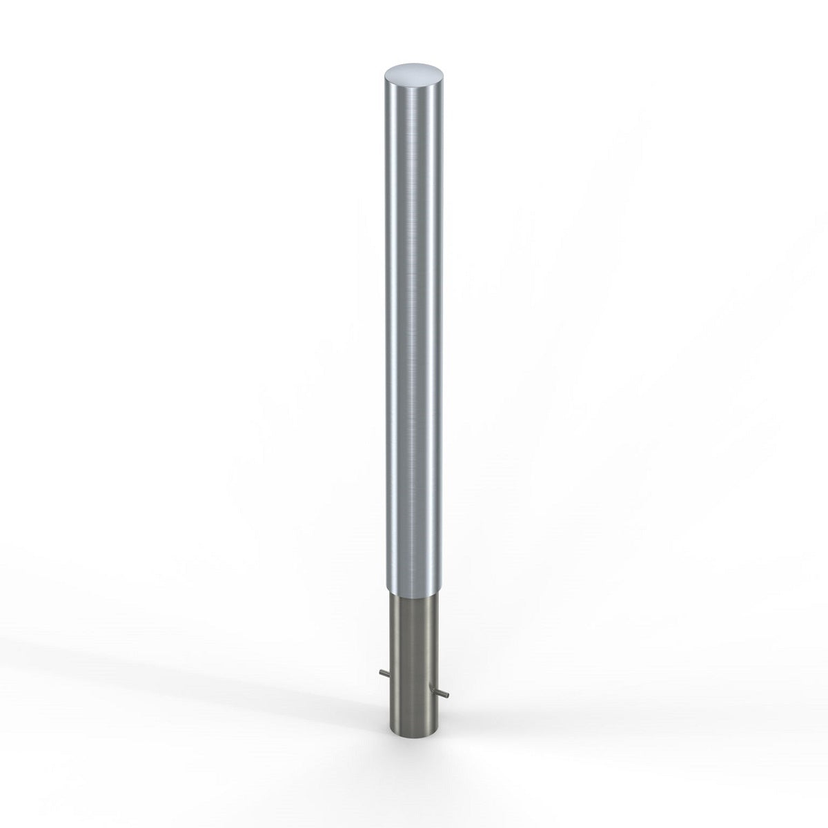 Anti-Ram Semi Dome Stainless Steel Bollard Ø 114mm