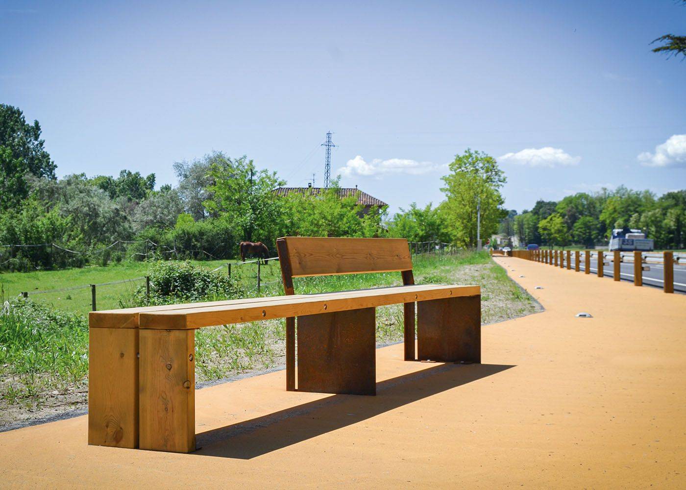 Benito Gavarres Park Bench