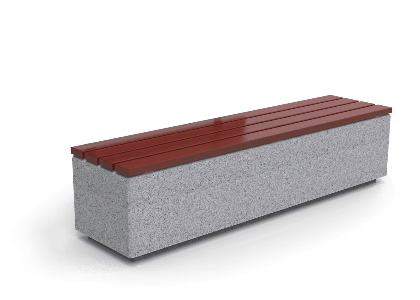 Benito Kube Madera Concrete Bench