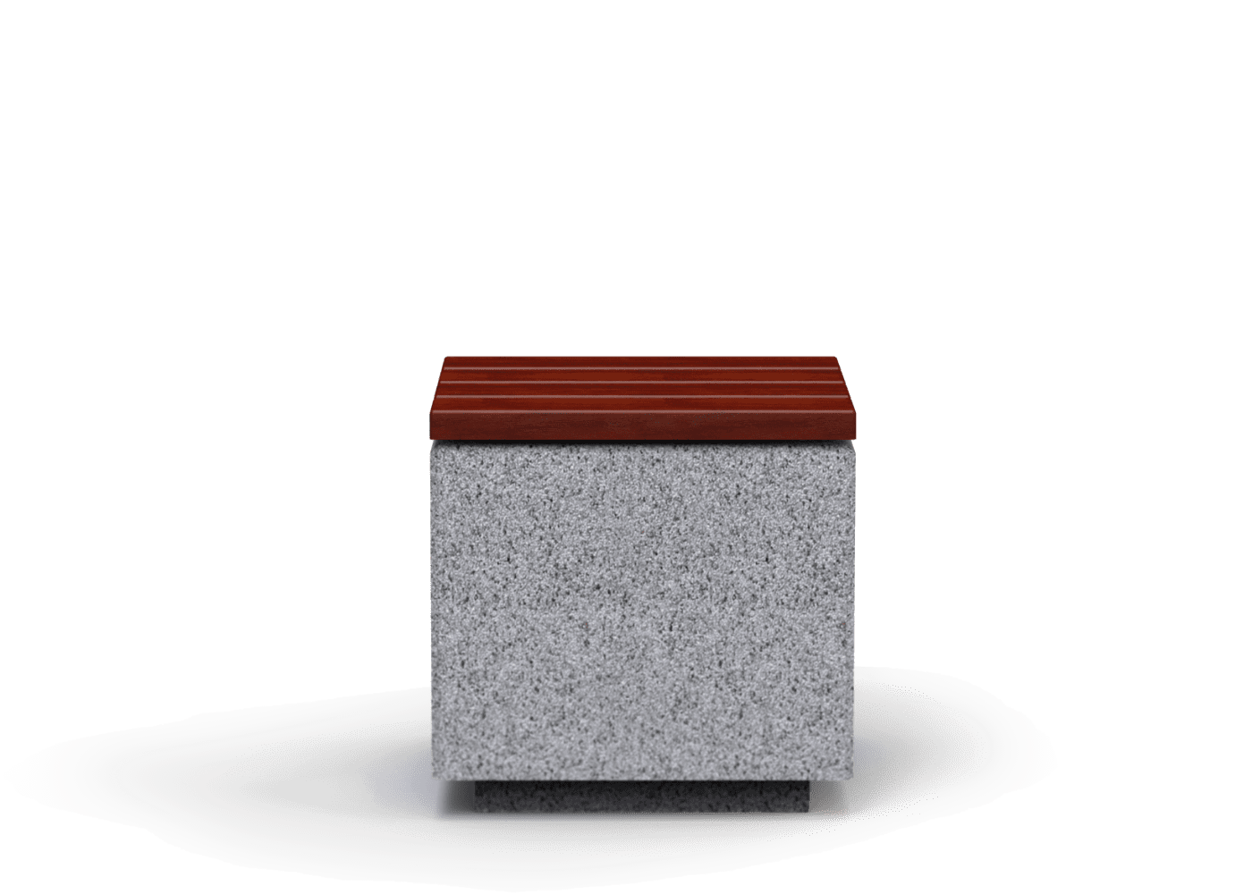 Benito Kube Madera Concrete Bench