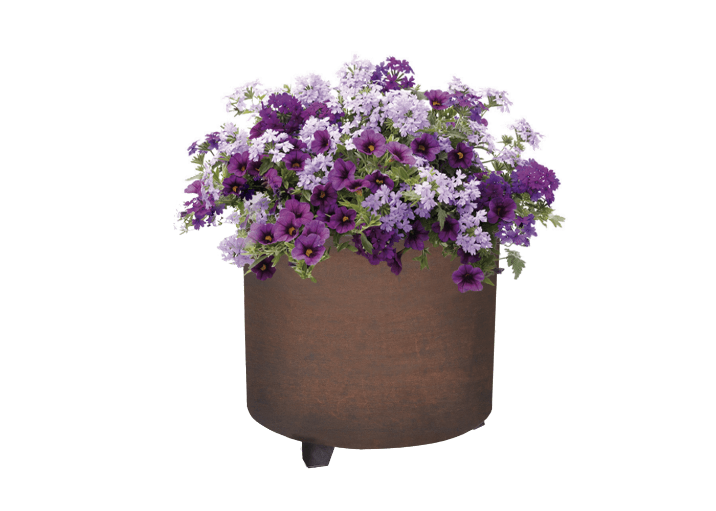 Benito Olea Corten Steel Planter - Round