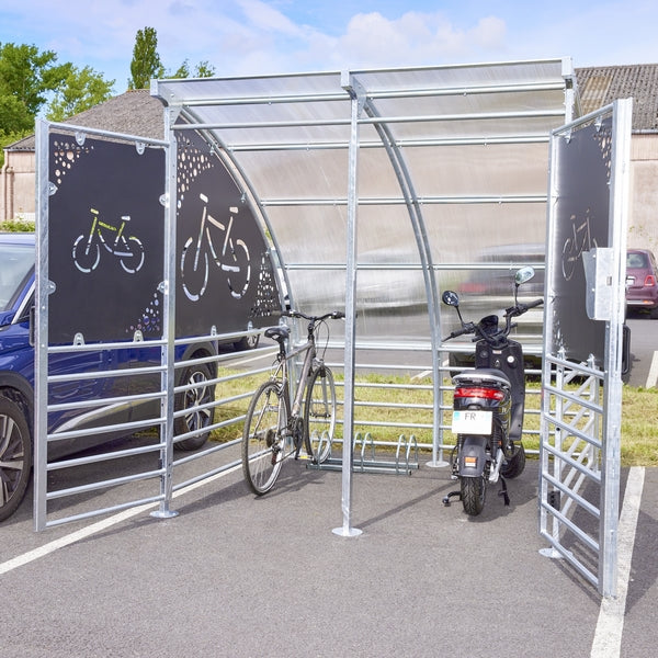 Calais Compact Secure Cycle Shelter