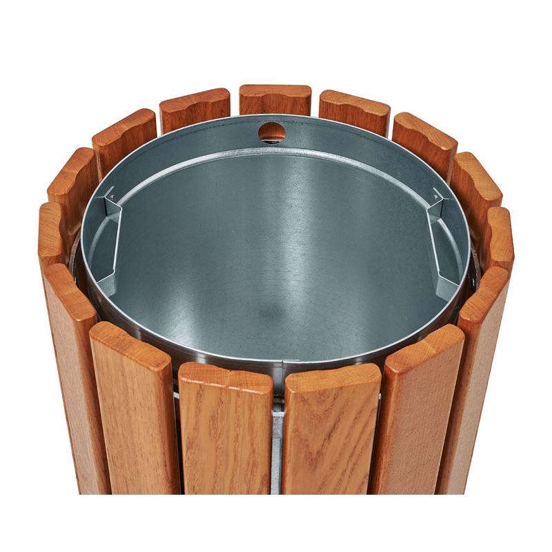 Cologne Wooden Litter Bin