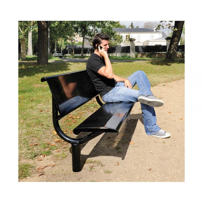 Oslo Street Steel Bench