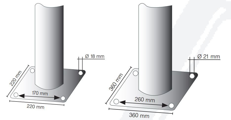 XL Barrier Surface Post 3.2mm