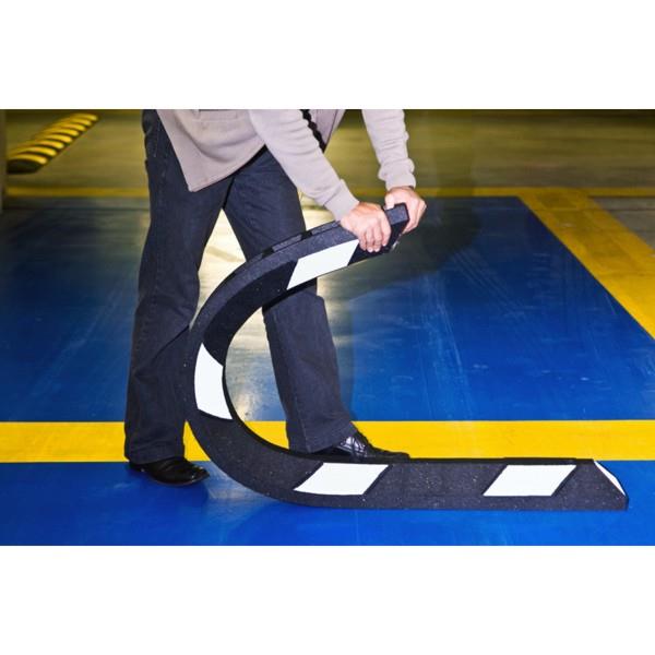 Park It 1800mm Rubber Parking Curb (Blue)