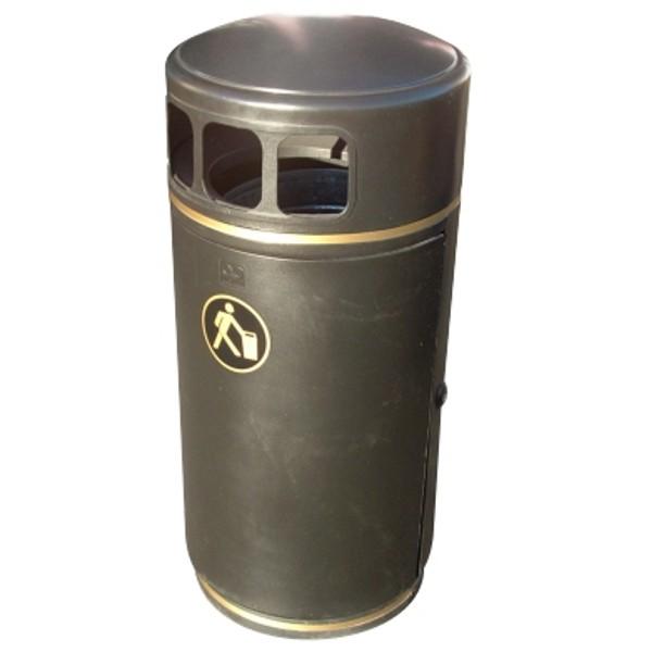 Roundabout Rubbish Bin