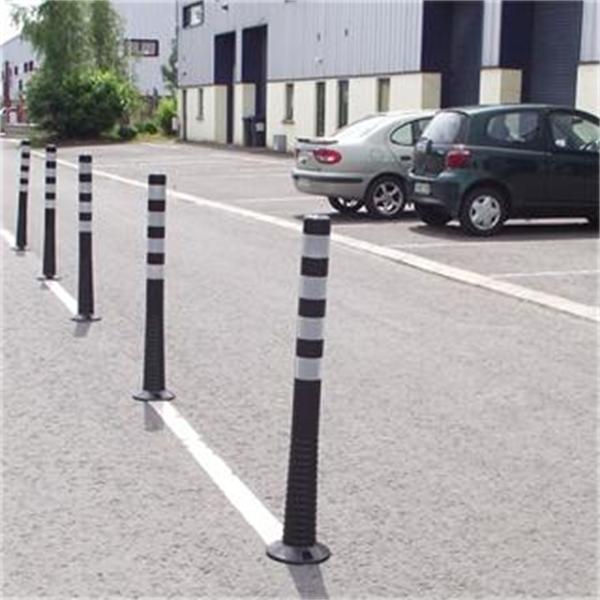 FlexBrite™ Flexible Bollard 1000mm (Black/White)
