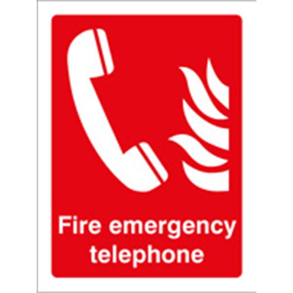 Fire Emergency Telephone Sign